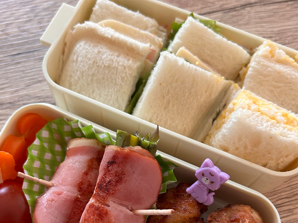 小学生娘が作った弁当