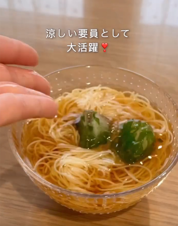 うりさん（uri_kurashi）が紹介した、大葉をしなしなにしない方法