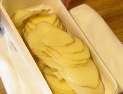 ジャガイモの重ね揚げ