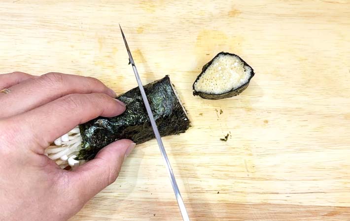 『ホタテ風エノキ』を作る写真
