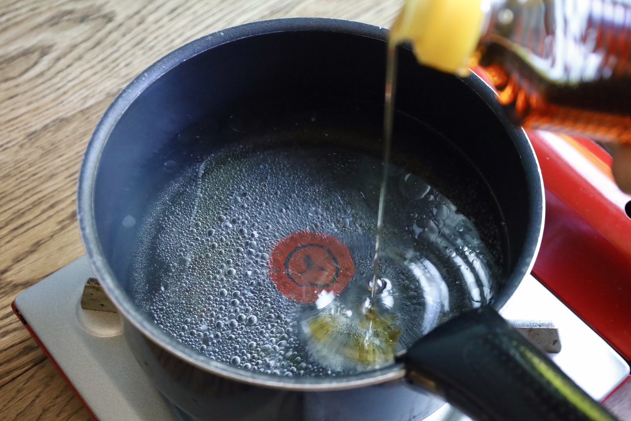 レタスの湯引き