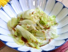 レタスの湯引き