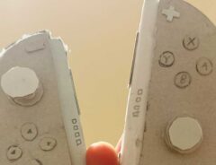 紙で作ったゲーム機