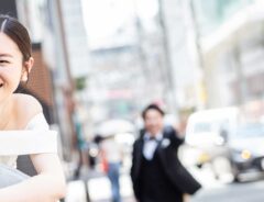 結婚式の前撮りの写真
