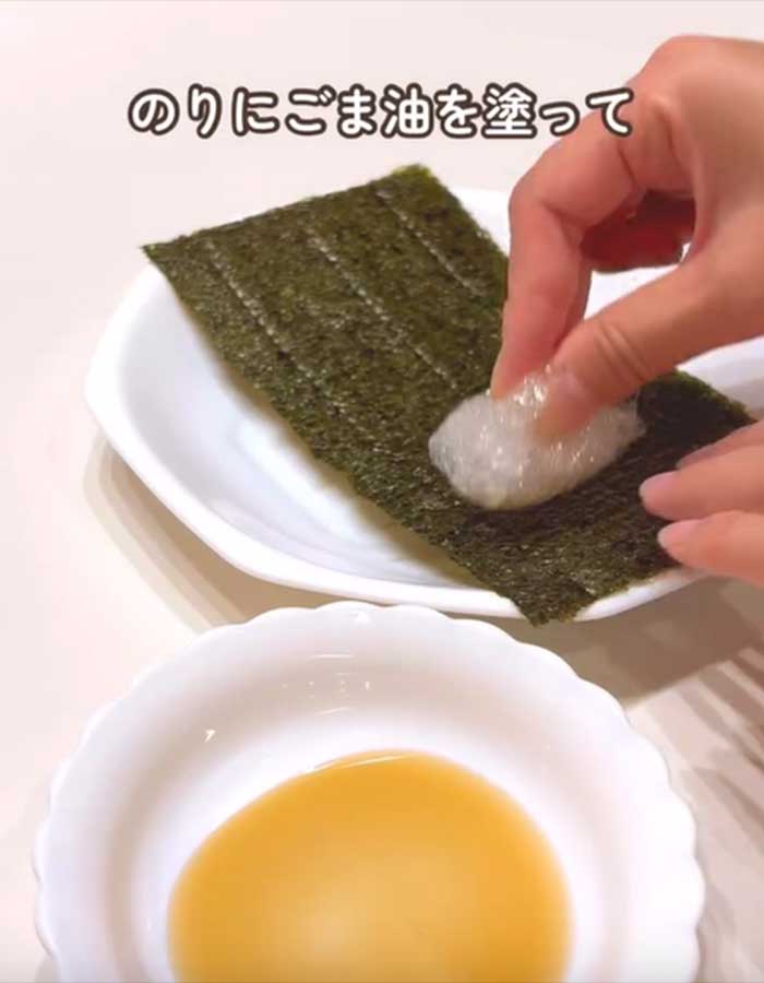 韓国海苔を作る