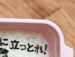 お弁当の写真