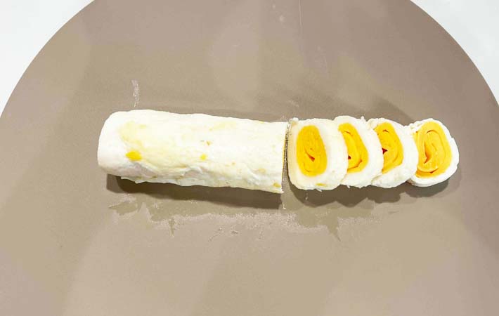『目玉焼きみたいな卵焼き』の完成写真