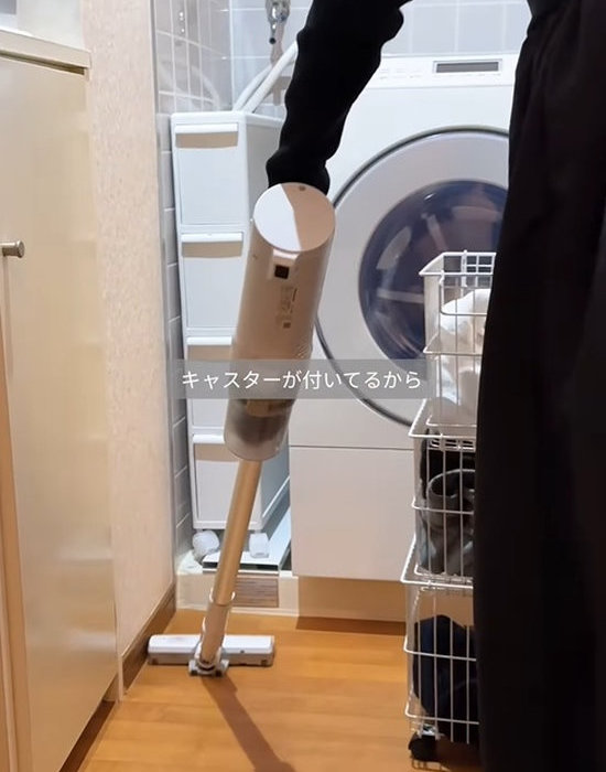 掃除の時もさっと動かせる