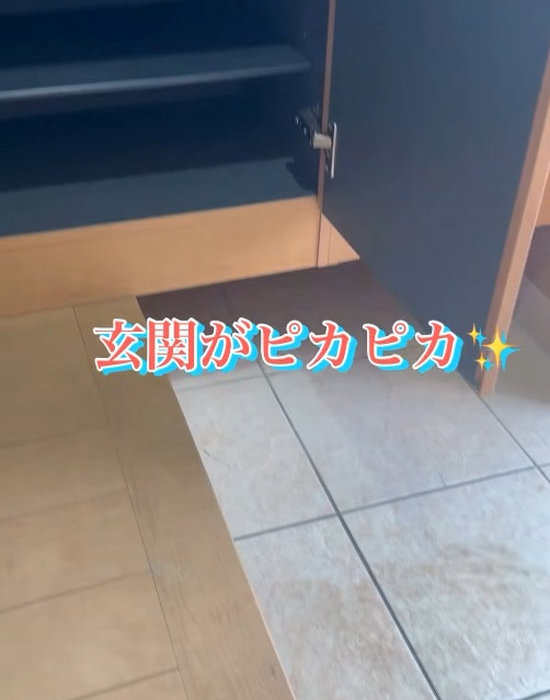 ピカピカの玄関