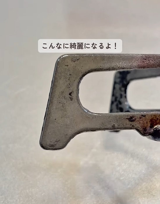 焦げ付きが落ちる