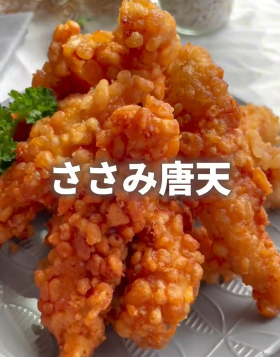 ササミの天かす唐揚げ