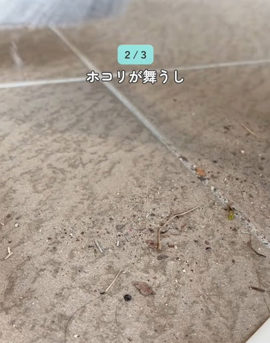 玄関のゴミ