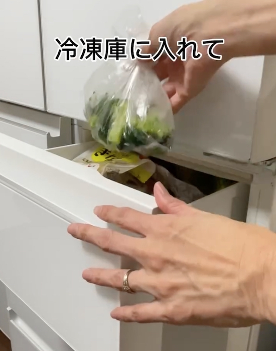 冷凍保存も可能