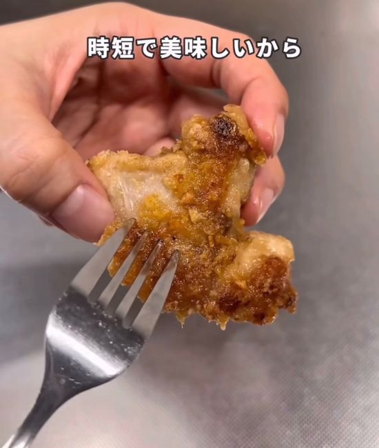 完成したから揚げ