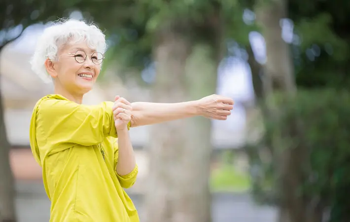 歩幅の狭さは老化の始まり？