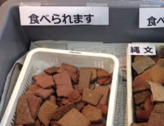 土器とクッキー
