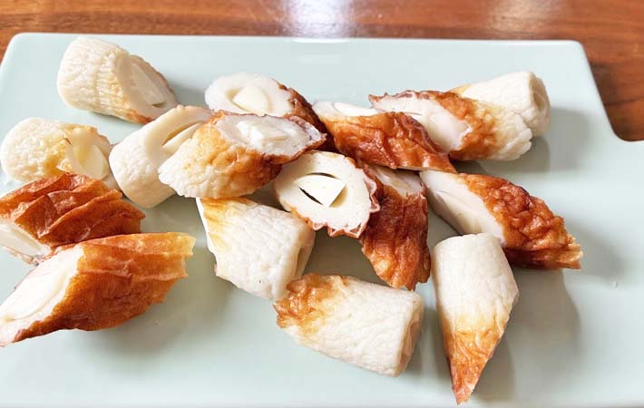 『ちくわチーズ揚げ』を作る写真
