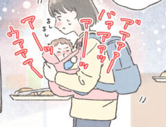 泣き出した赤ちゃん
