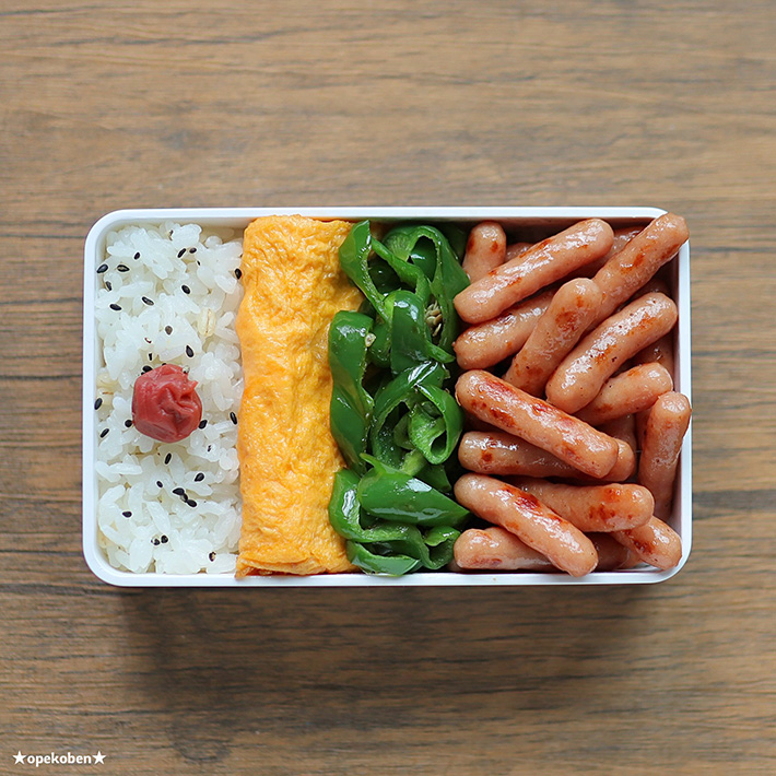 ポークビッツ弁当の写真