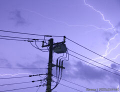 雷の写真