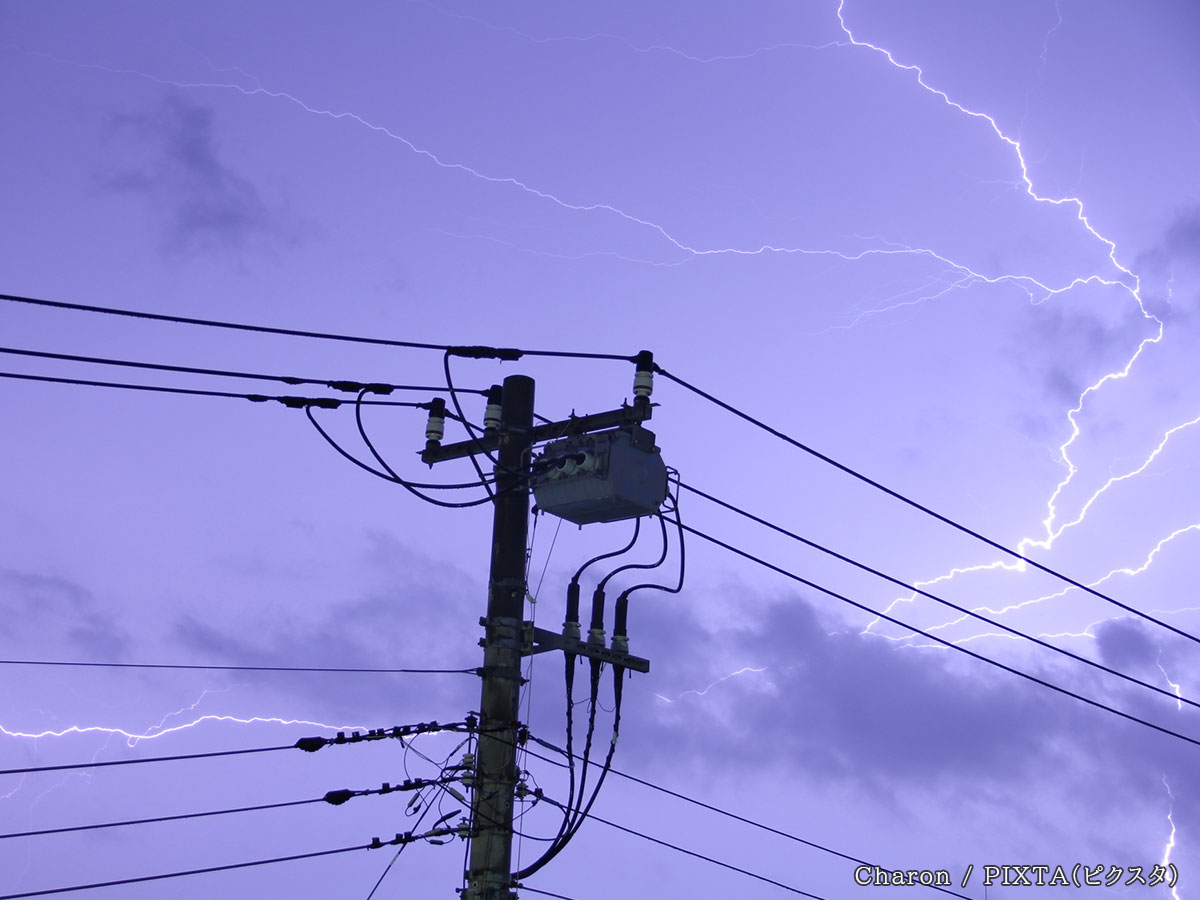 雷の写真