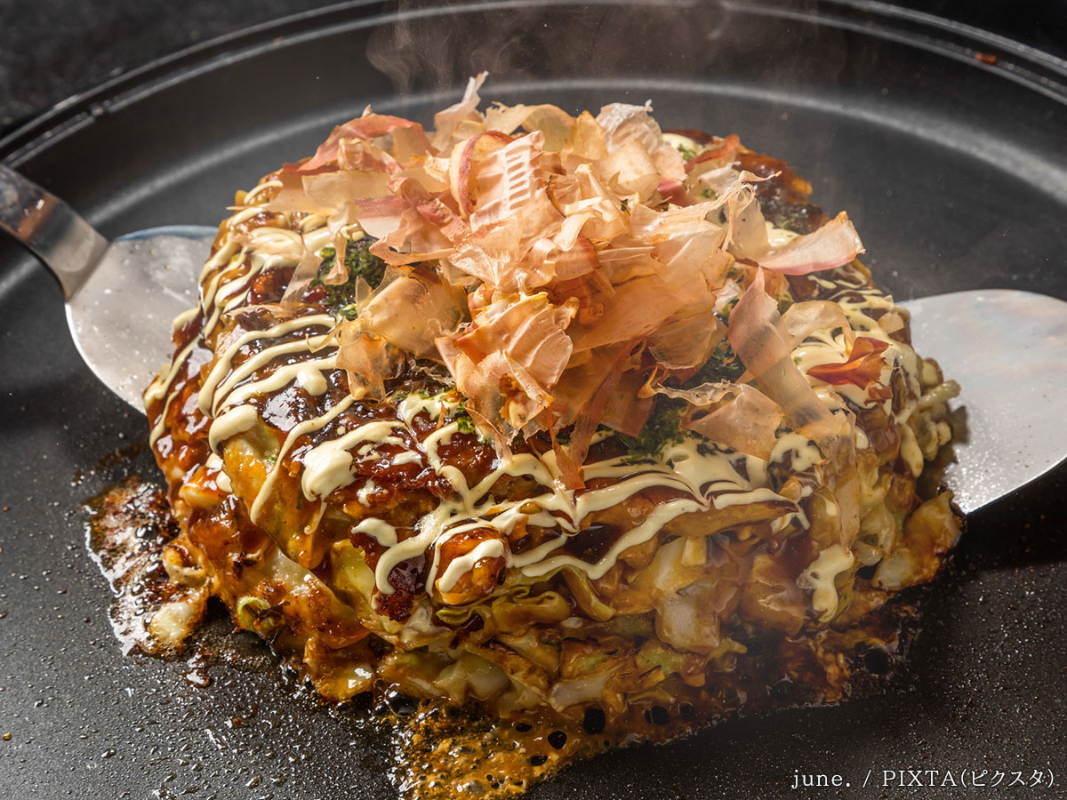 お好み焼きの写真