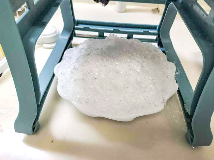 かき氷を作る写真