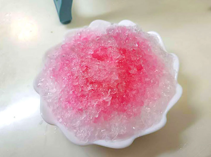 かき氷の写真