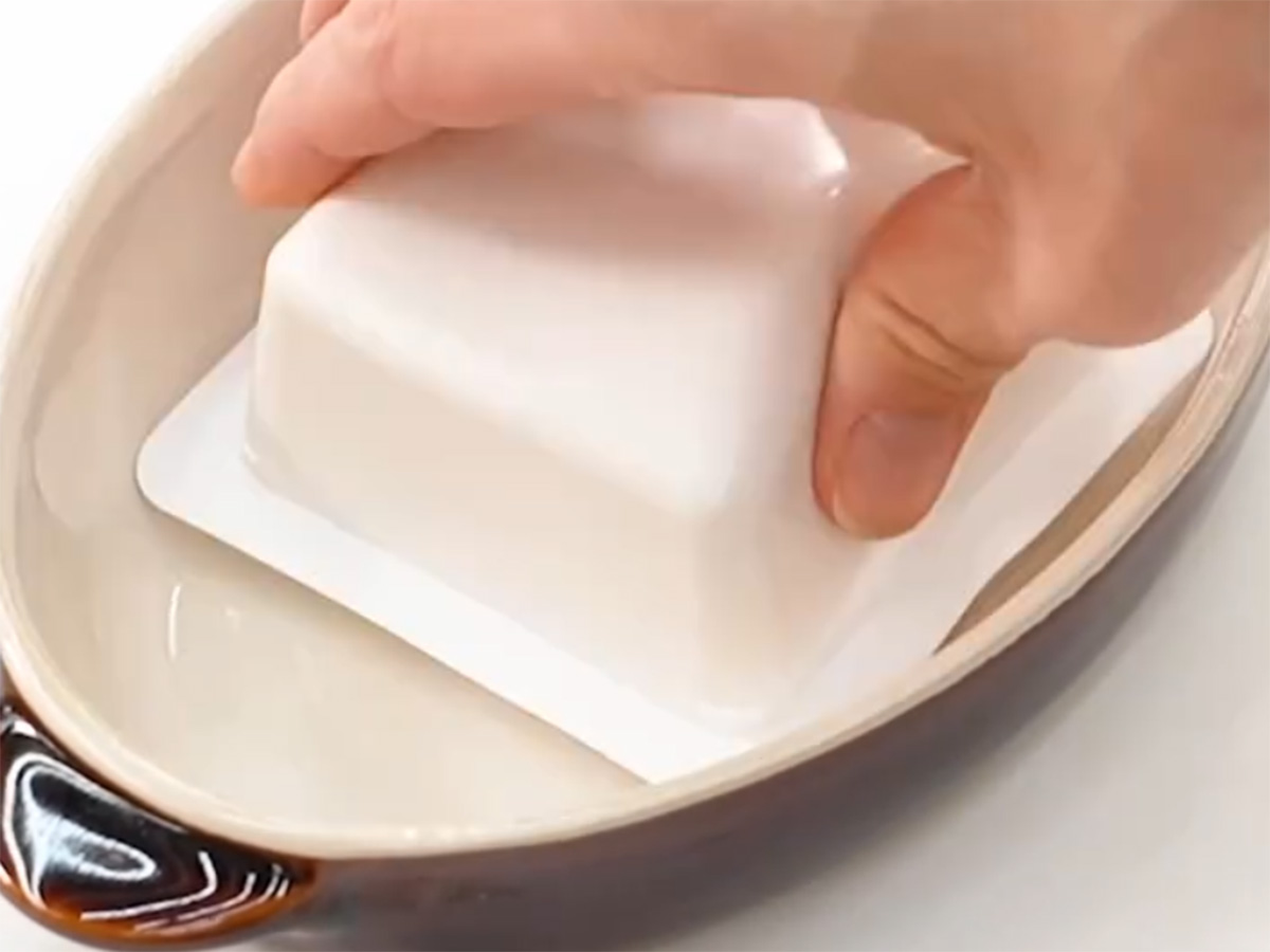 ミツカンが紹介した、『豆腐と卵のふわふわだし』
