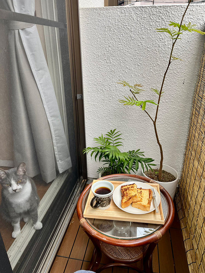ベランダの写真