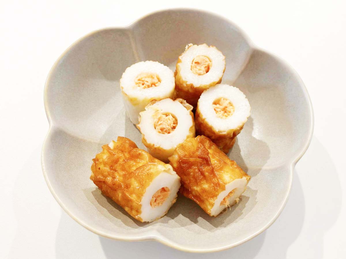 『鮭フレーク入りちくわ』の完成写真