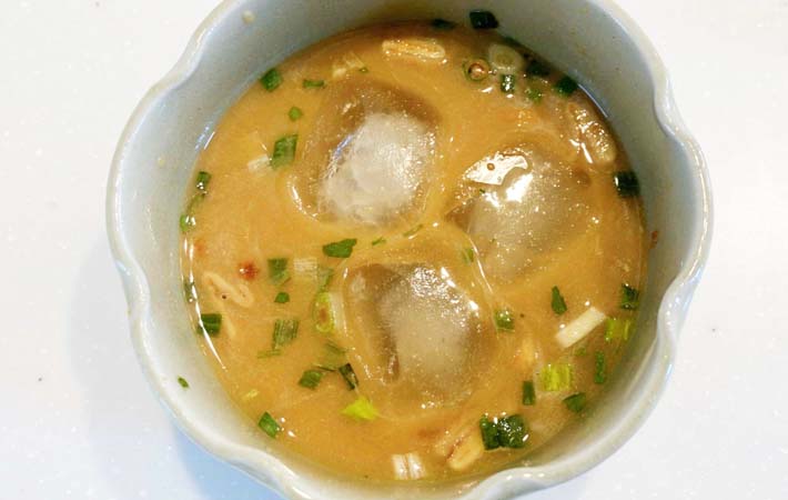 あさげでそうめんつゆを作った写真