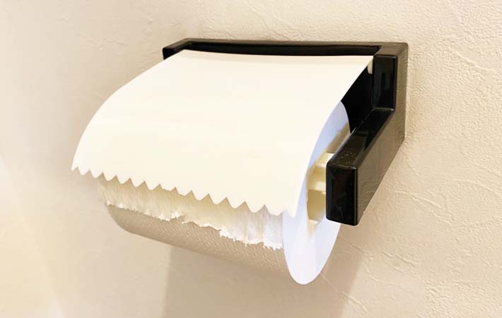 トイレのペーパーホルダーの写真