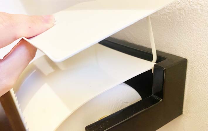 『ペーパーホルダーアタッチメント』の使用写真