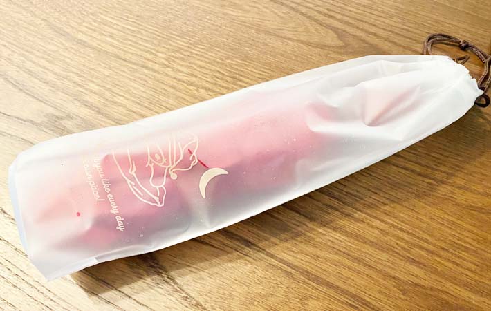 『折りたたみ傘巾着ケース』の使用写真