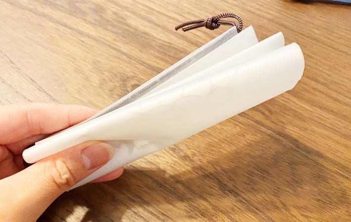 『折りたたみ傘巾着ケース』の写真