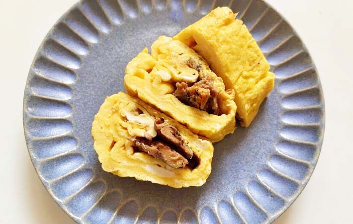 『う巻き風の玉子焼き』の完成写真
