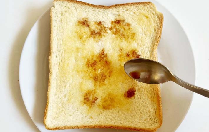 『食パンの和風アレンジ』を作る写真
