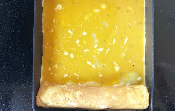 『ウインナー玉子焼き』を作る写真