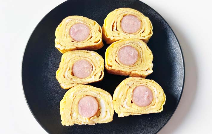 『ウインナー玉子焼き』の完成写真