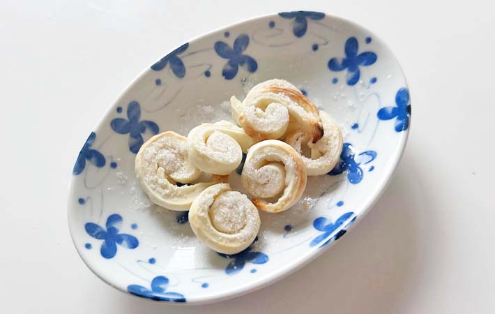 『餃子の皮クッキー』の完成写真