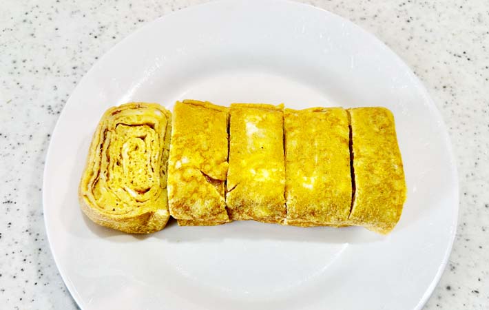 『カレー風味の卵焼き』の完成写真