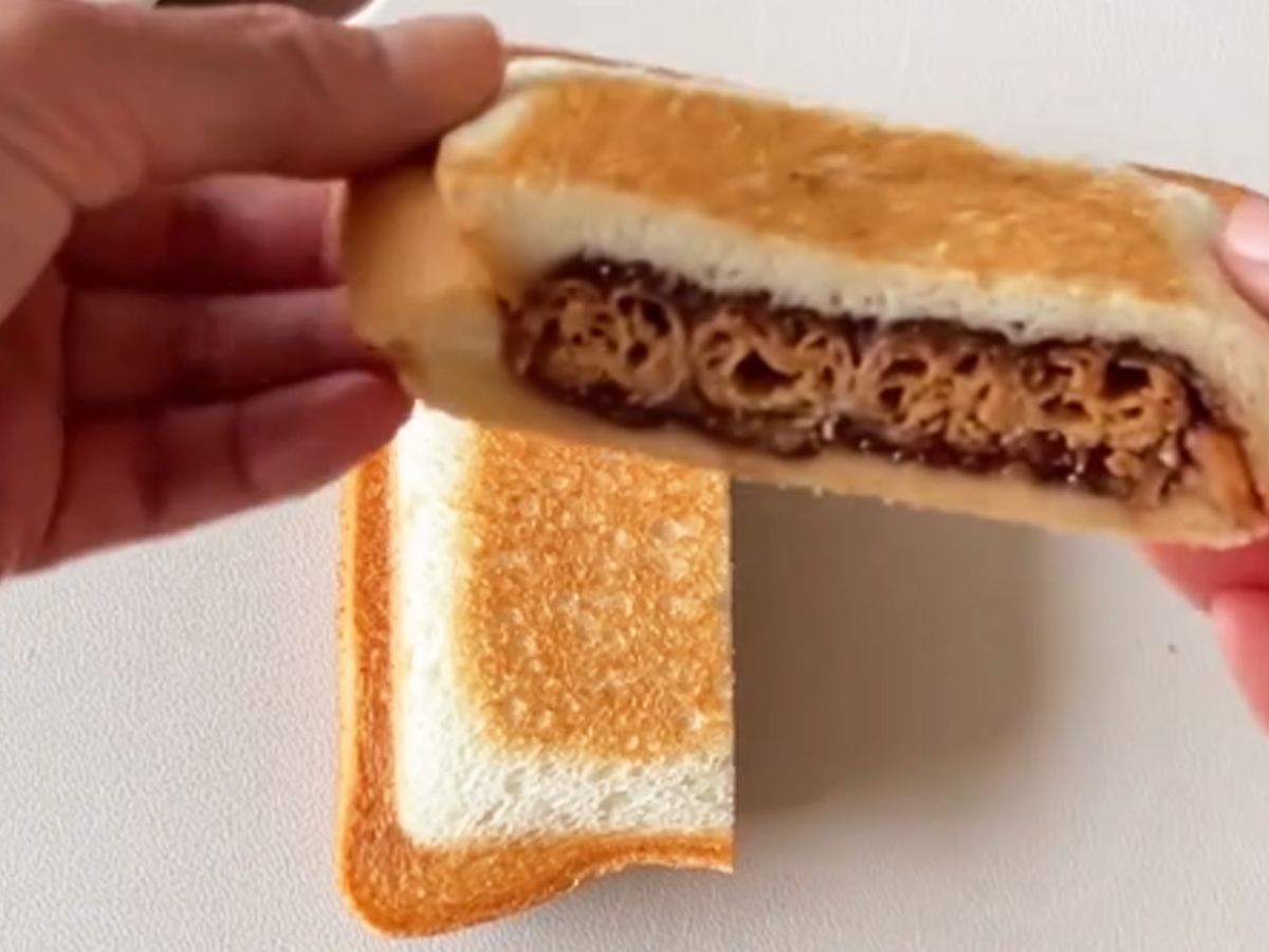 ホットサンドの写真