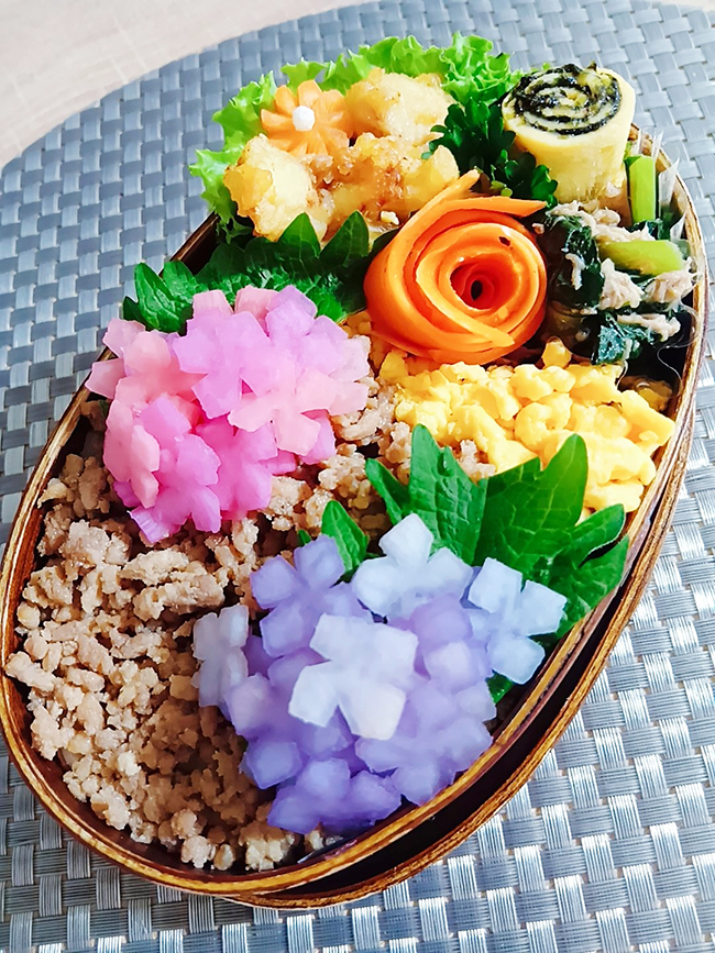 アジサイ弁当
