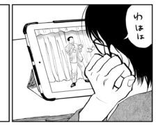 飼い主（@720yushin）さんが描いた、黒猫の筆坊くんとの日常漫画