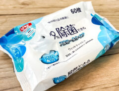 乾いたウェットティッシュの写真