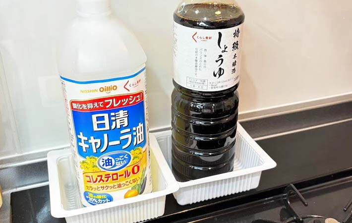 豆腐の空きパックの活用法の写真
