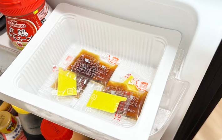 豆腐の空きパックの活用法の写真