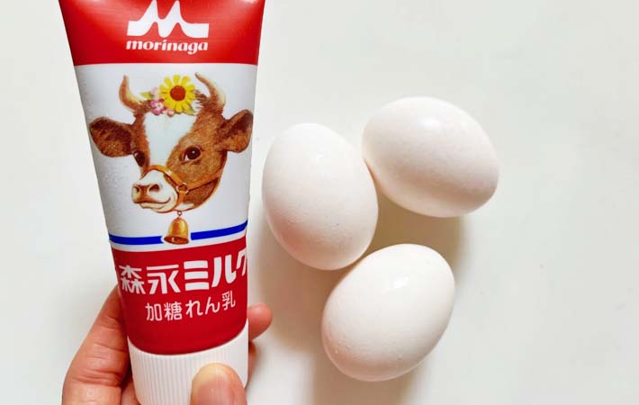 『練乳玉子焼き』の材料写真