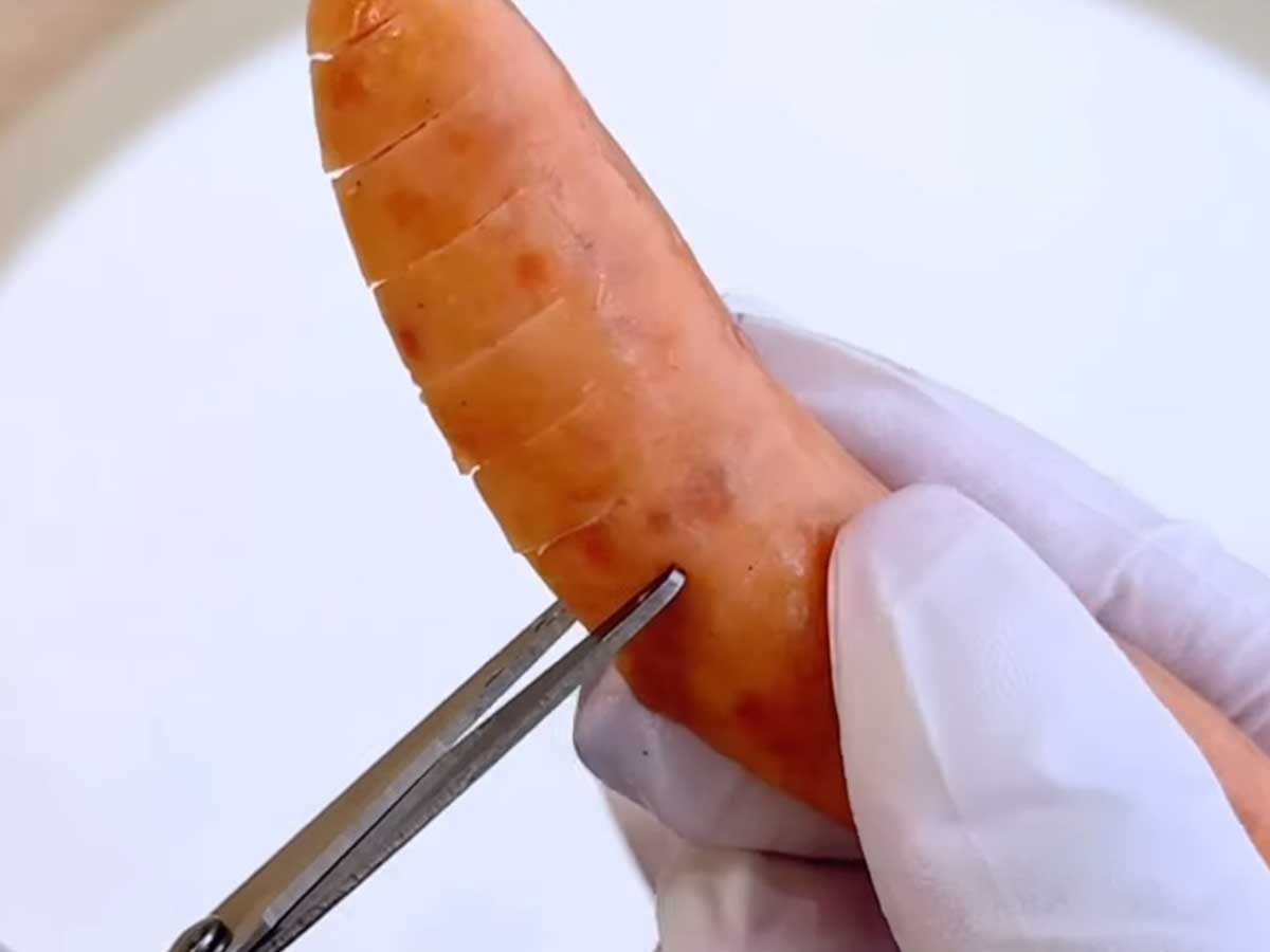 ひまわりウインナーの作り方画像